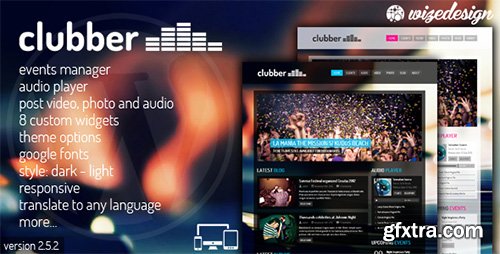 ThemeForest - Clubber v2.5.2 - Events & Music WordPress Theme