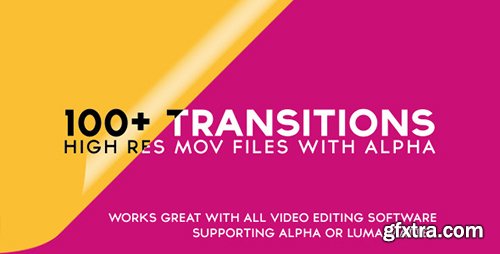 Videohive 100+ Alpha Transitions Pack 9939119