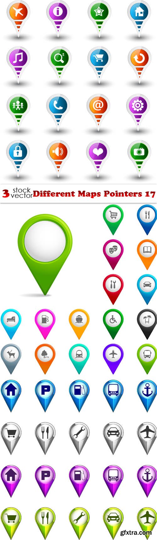 Vectors - Different Maps Pointers 17