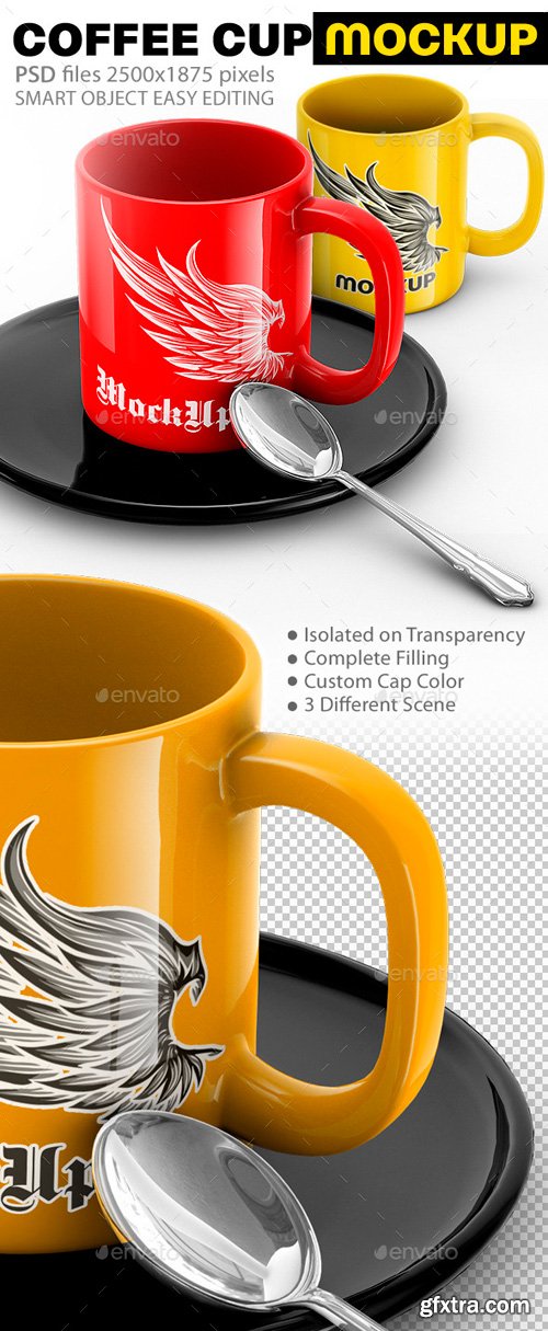 GraphicRiver - Cup Mock-Up. Colorize Mug 10943358