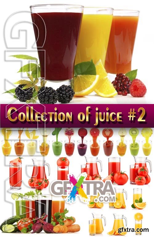 Food. Mega Collection. Fresh juices #2 - Stock Photo