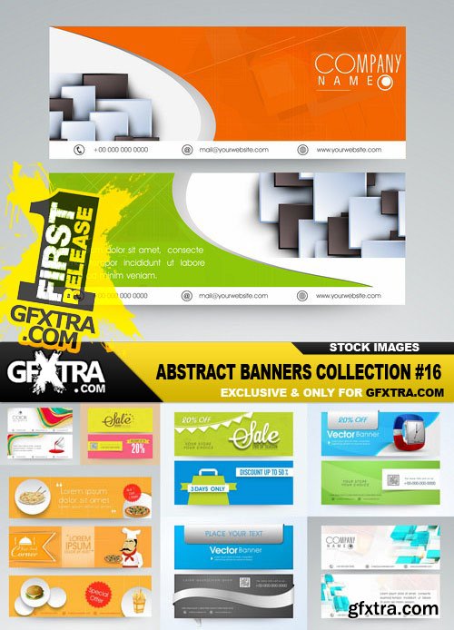 Abstract Banners Collection #16, 25xEPS