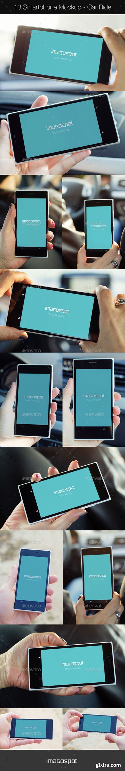 GraphicRiver: Business Smartphone Lumia Mockups - Car Ride 10946322