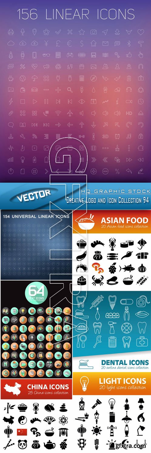 Stock Vector - Creative Logo and Icon Collection 94