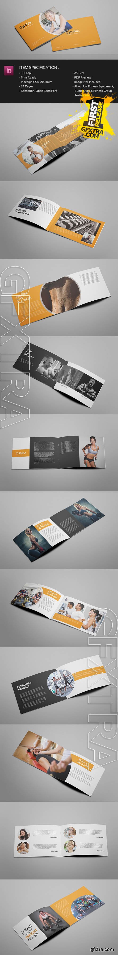 Gymmic - A5 Fitness and Gym Brochure - CM 237268