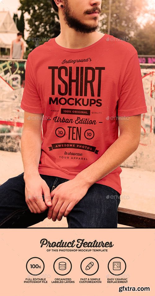 GraphicRiver: Urban T-Shirt Mockups 10940969