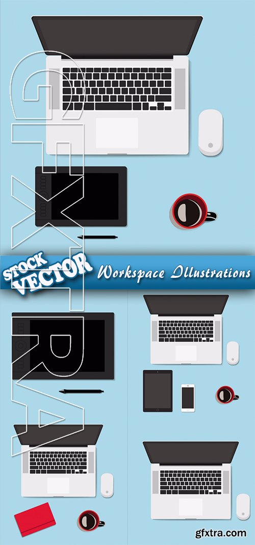 Stock Vector - Workspace Illustrations