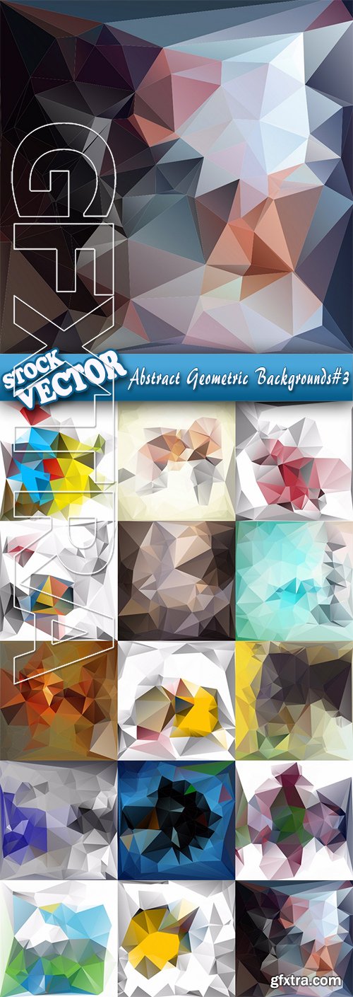 Stock Vector - Abstract Geometric Backgrounds#3