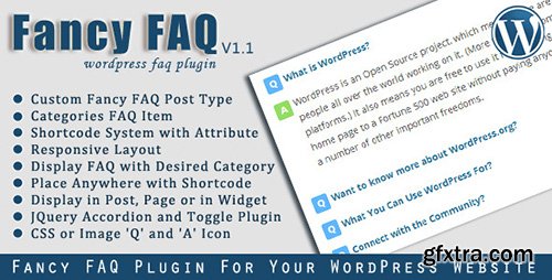 CodeCanyon - Fancy FAQ v1.1 - WordPress FAQ Plugin