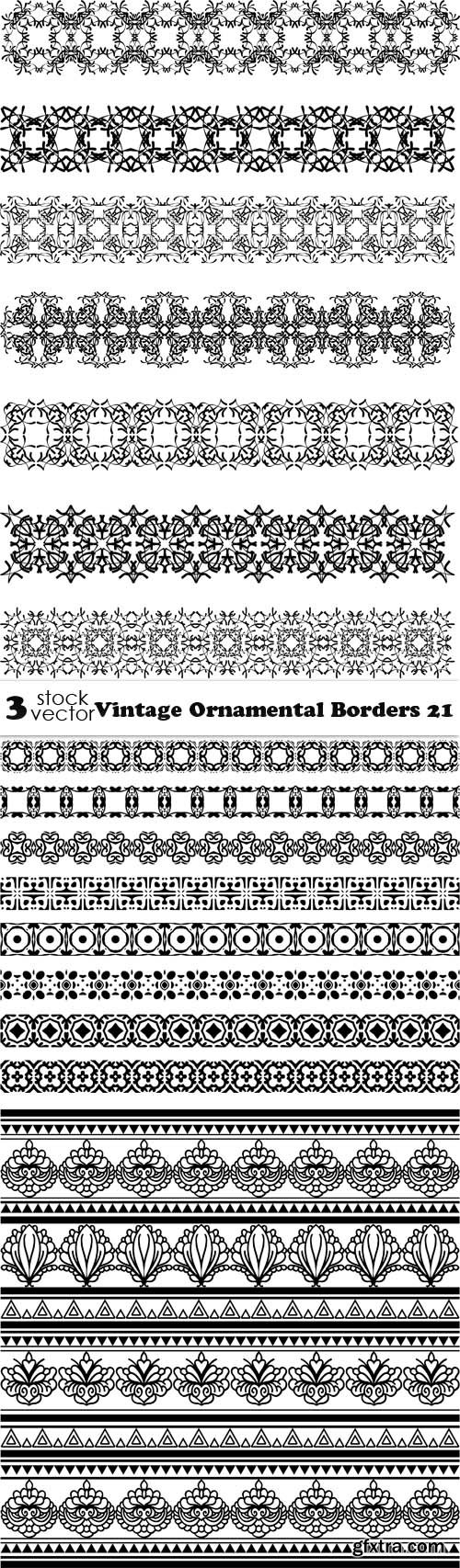 Vectors - Vintage Ornamental Borders 21