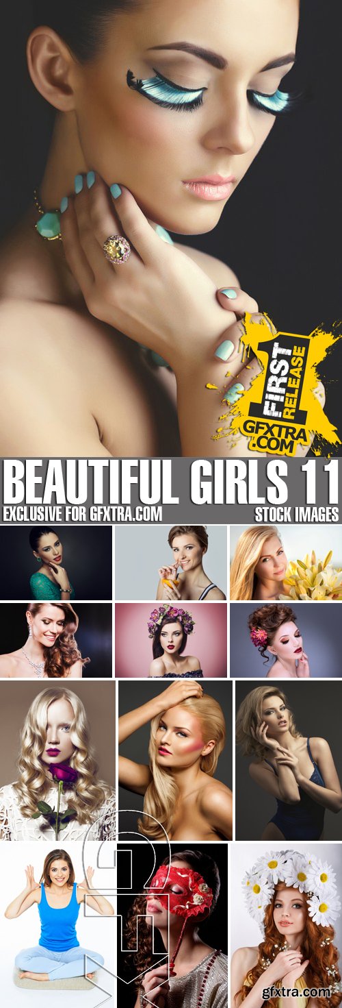 Stock Photos - Beautiful Girls 11, 25xJPG