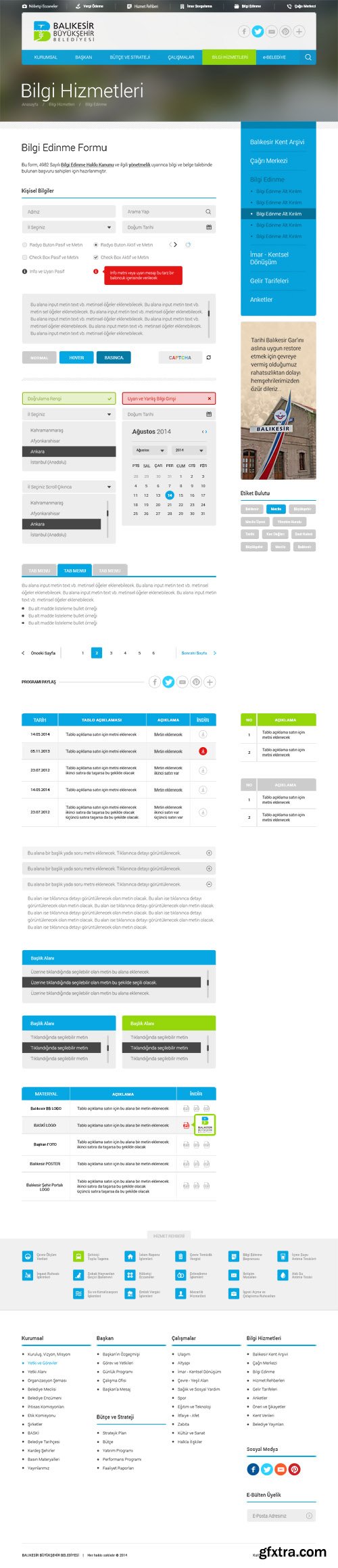 PSD Web Design - Corporate UI Kit 2015