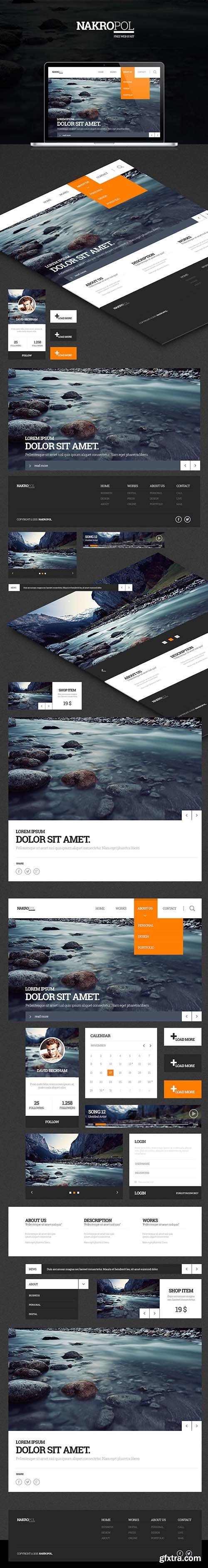PSD Web Design - Nakropol Ui Kit
