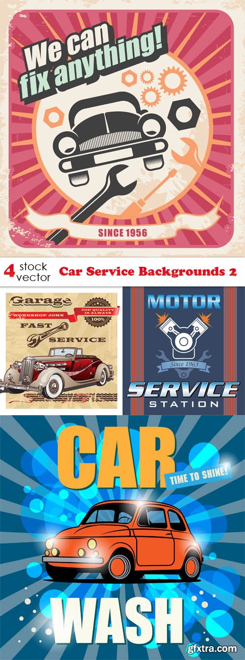 Vectors - Car Service Backgrounds 2