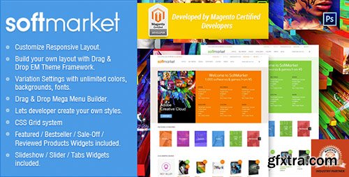 ThemeForest - Responsive Magento Theme - Gala SoftwareMarket v1.0