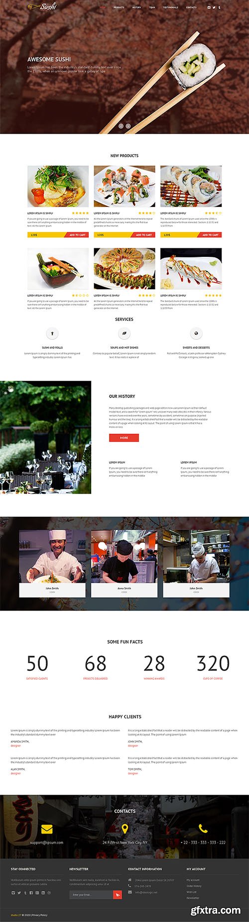 CreativeMarket - Sushi Responsive One Page Theme