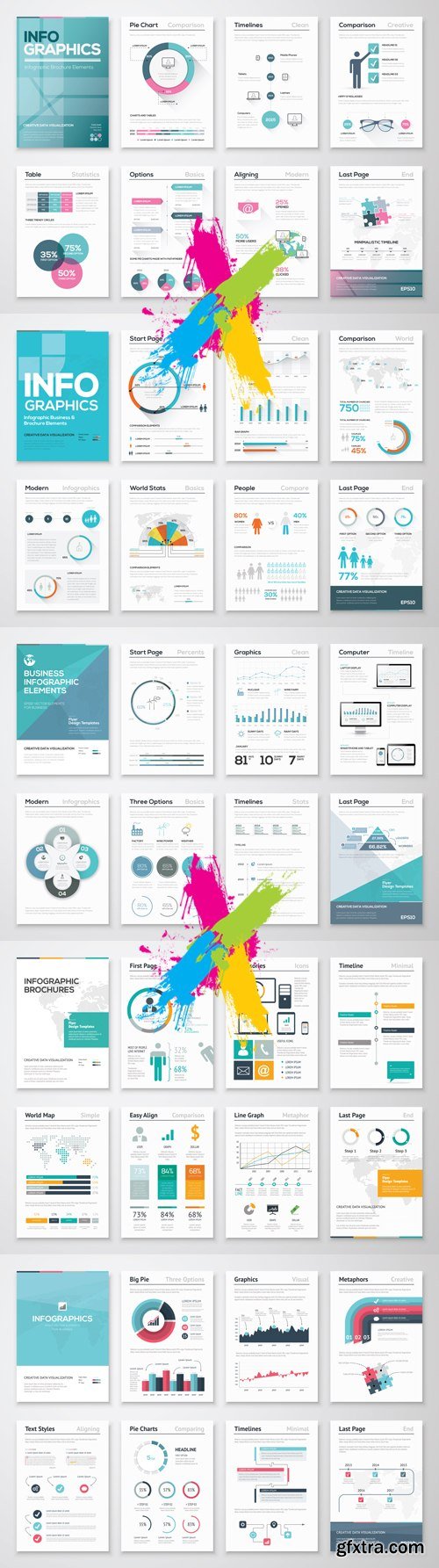 Infographic Templates Vector Collection