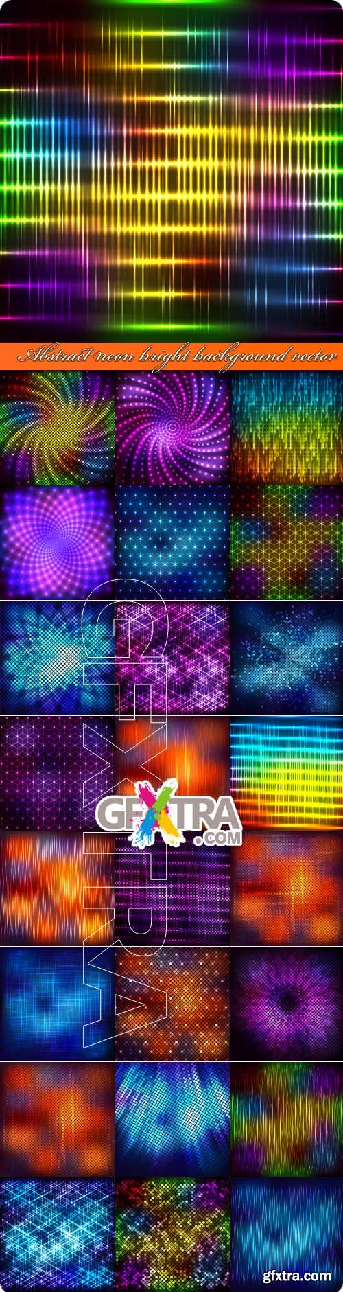 Abstract neon bright background vector