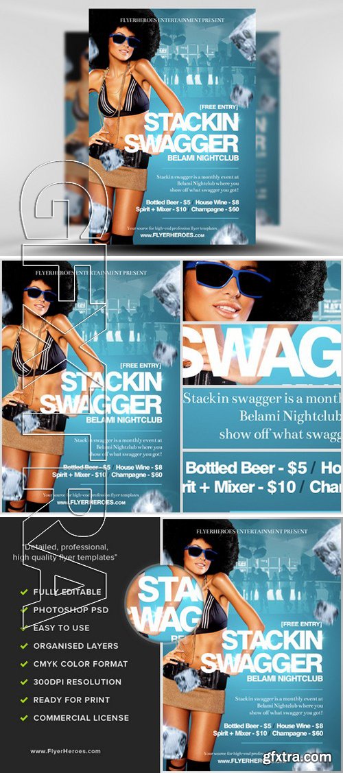 Stackin Swagger Flyer Template