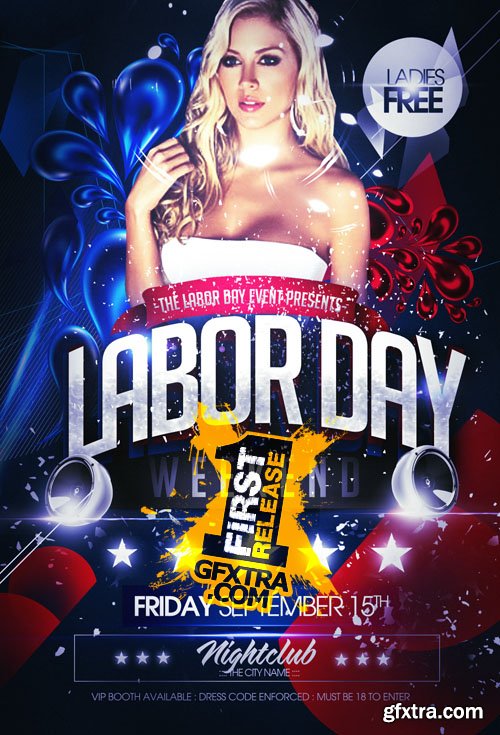 Labor Day Party Flyer Template