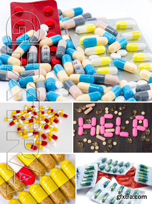 Stock Photos - Tablets and pills 2