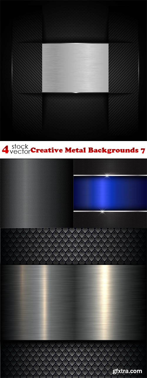 Vectors - Creative Metal Backgrounds 7