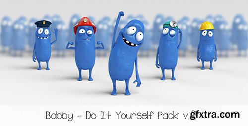 Videohive Bobby - Character Animation DIY Pack 8909239