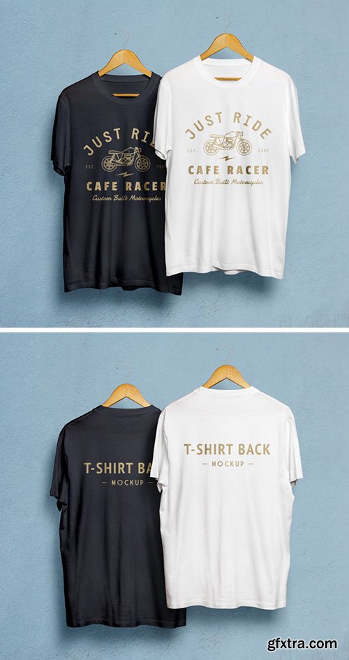 PSD Mock-Up - T-shirts on Hangers