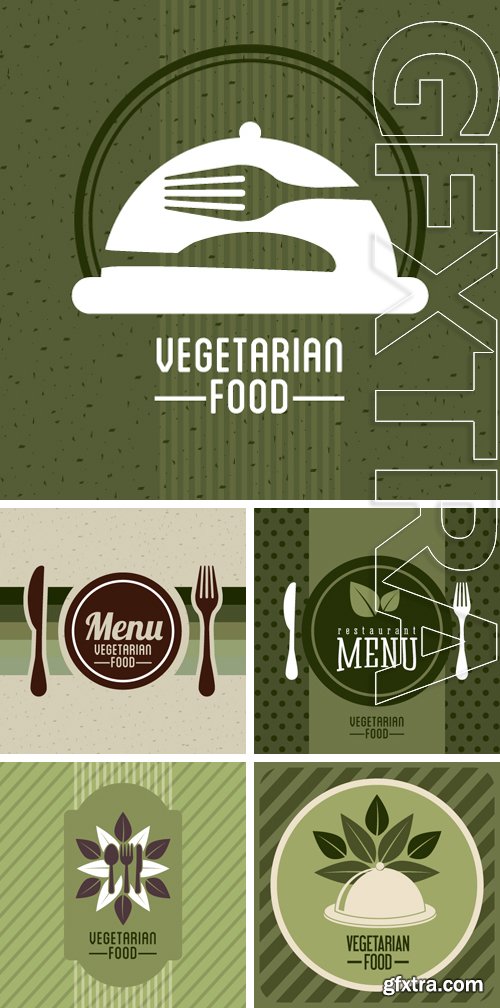 Stock Vectors - Vegetarian food design, vector illustration