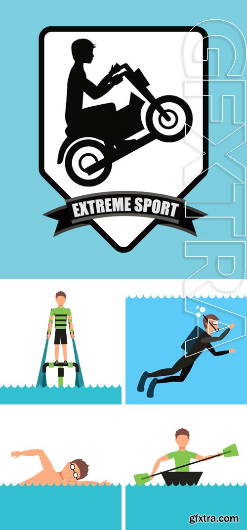 Stock Vectors - Extreme sport design, vector illustration