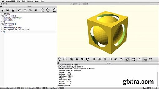 Creating a Captive Sphere with OpenSCAD