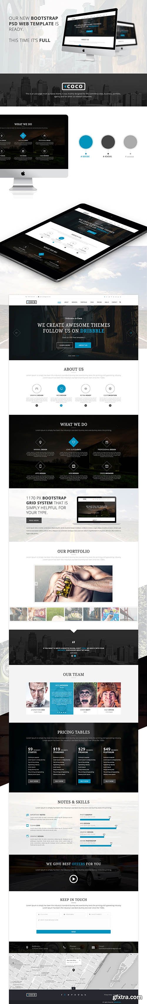 PSD Web Template - Coco - Business Theme