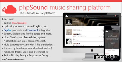 CodeCanyon - phpSound v1.0.9 - Music Sharing Platform