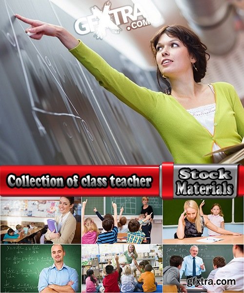 Collection of class teacher education of children learning process School benches board 25 HQ Jpeg