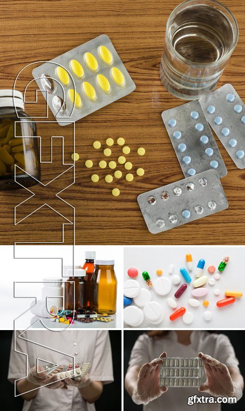 Stock Photos - Tablets and pills 3
