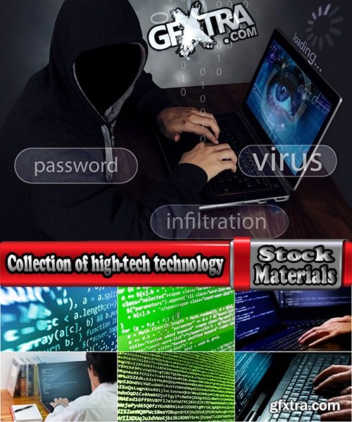 Collection of high-tech technology unit zero binary code laptop hacker 25 HQ Jpeg