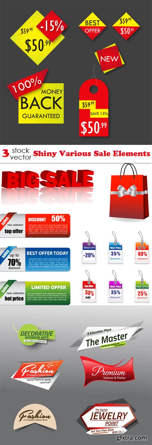 Vectors - Shiny Various Sale Elements