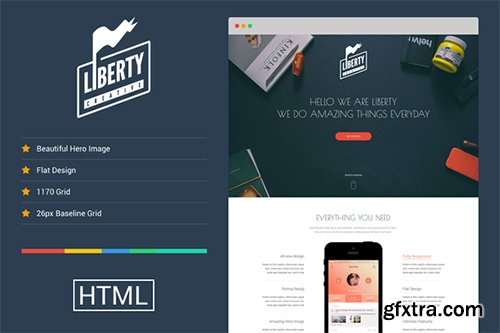 CreativeMarket - Liberty v1.0.0 - One Page HTML Template