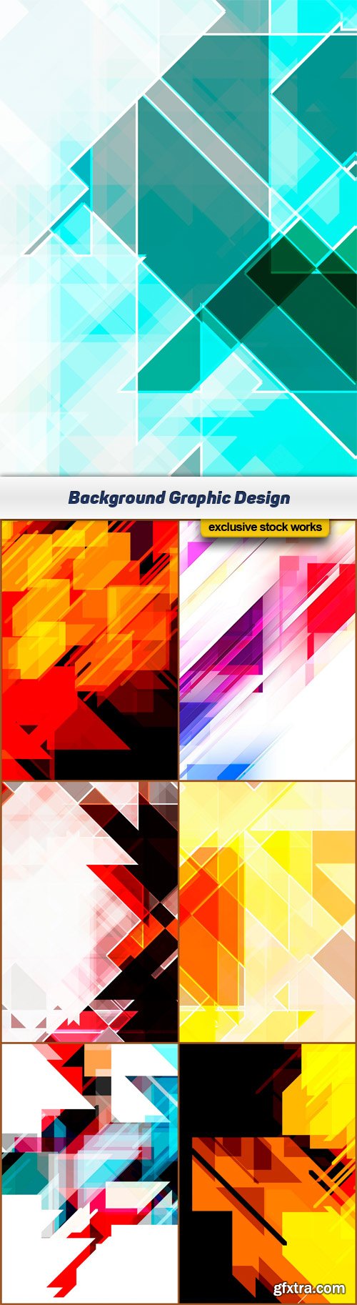 Background Graphic Design 7x JPEG
