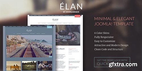 JoomlaShack - Elan v1.0 - A Minimal & Elegant Joomla 2.5 & 3.x Template