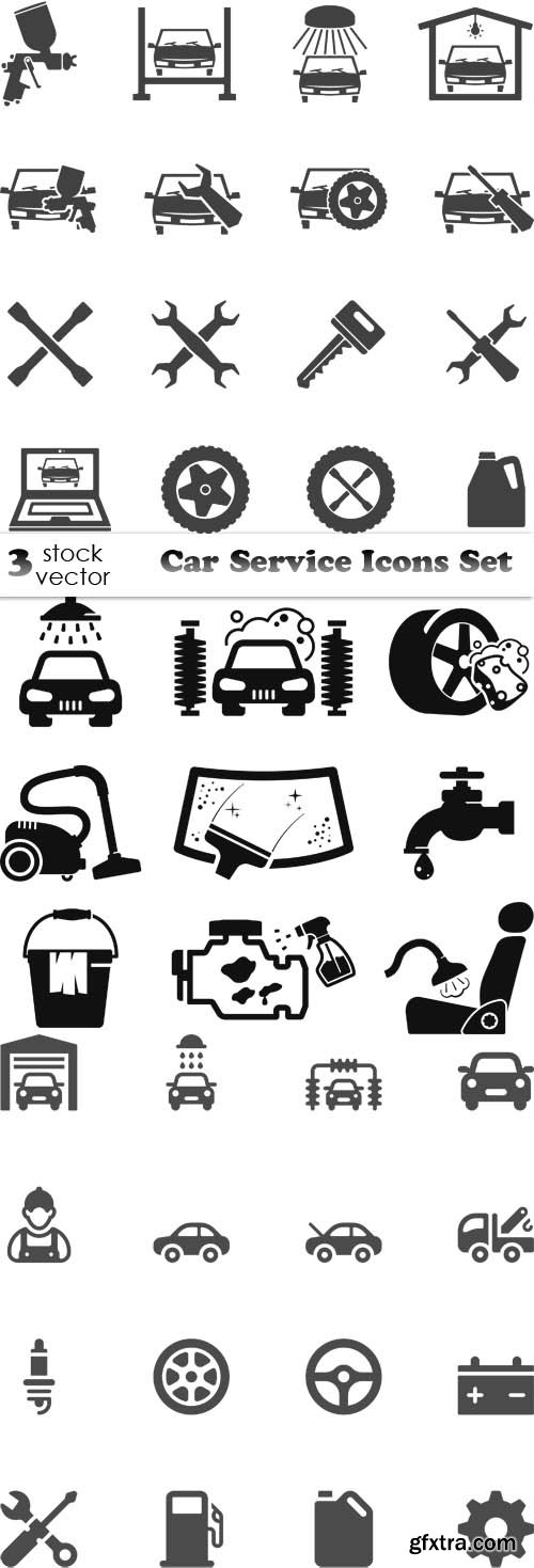 Vectors - Car Service Icons Set