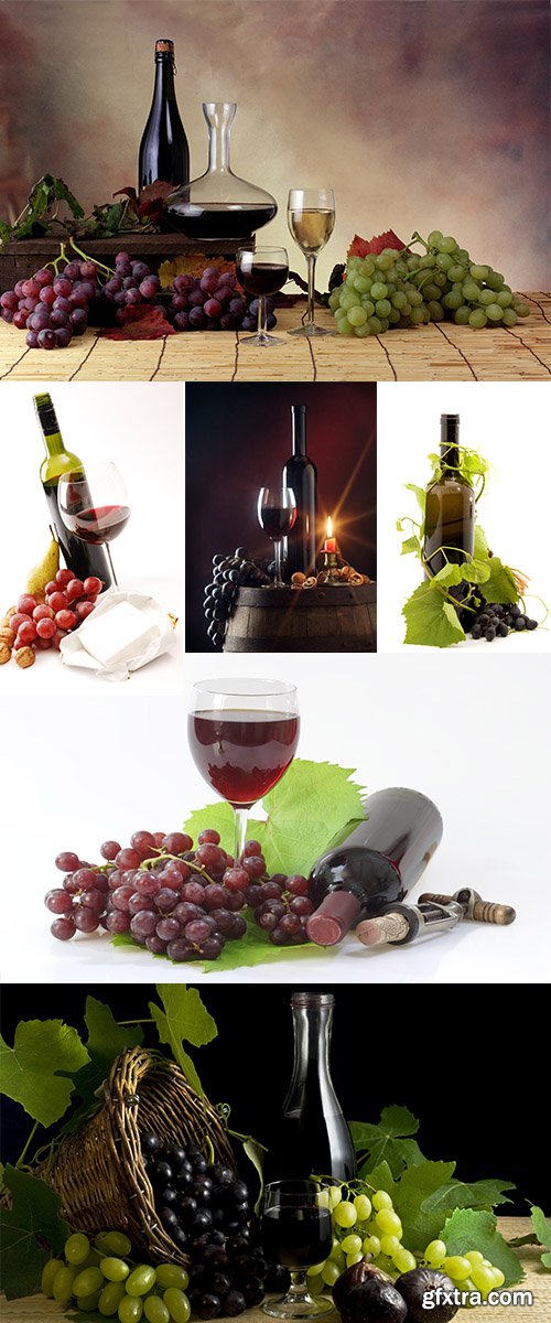 Stock Photo: Wine bottle