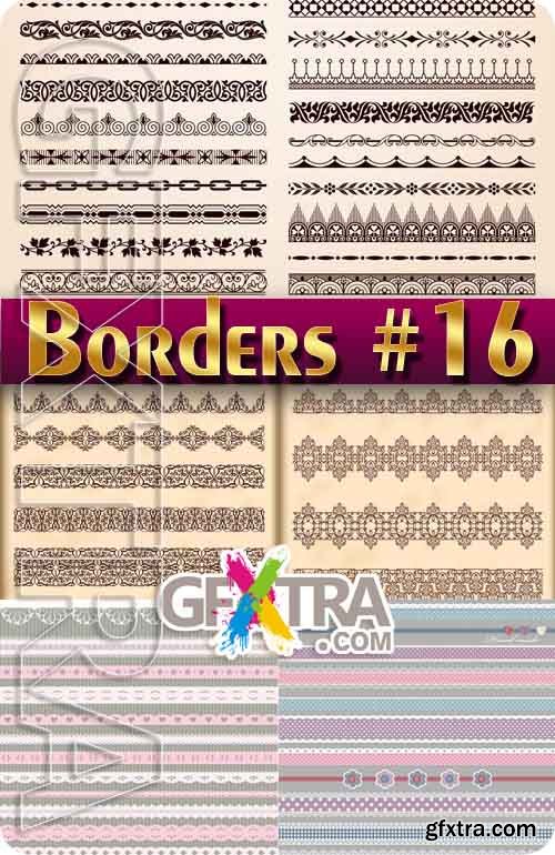 Vintage elements and borders #17 - Stock Vector