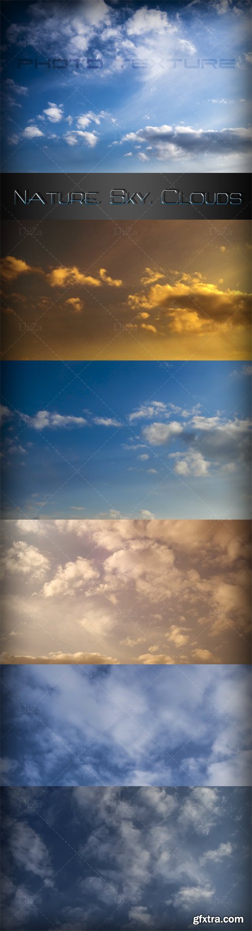 Photo texture - Nature. Sky. Clouds
