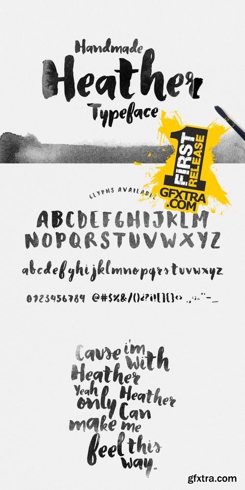 Heather Typeface - CM 195126