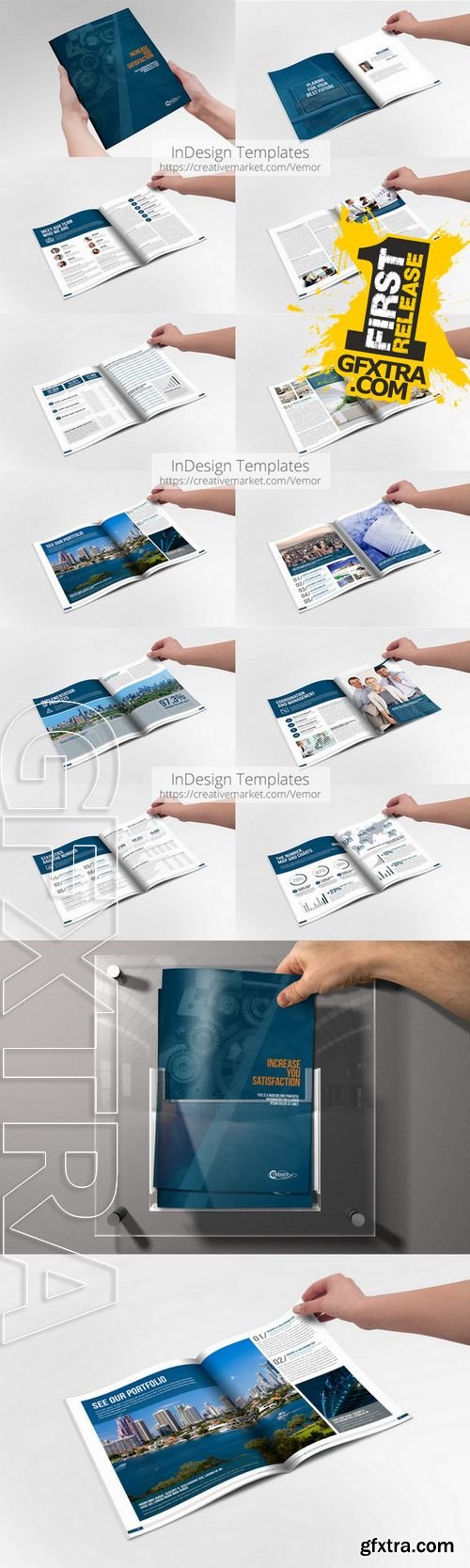 Business / Annual InDesign Template - CM 250756