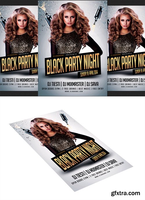 Black Party Flyer