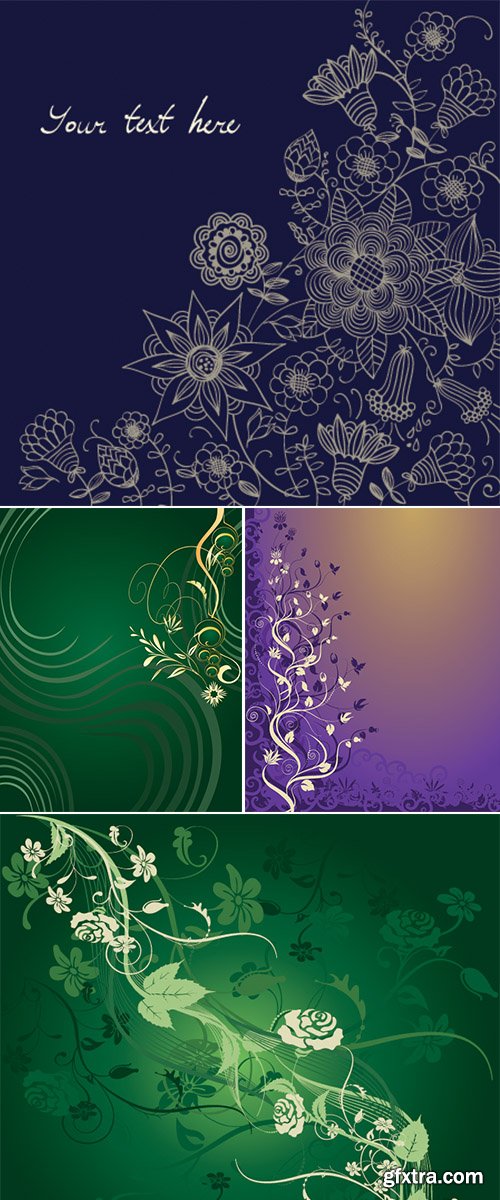 Vector Stock Floral background