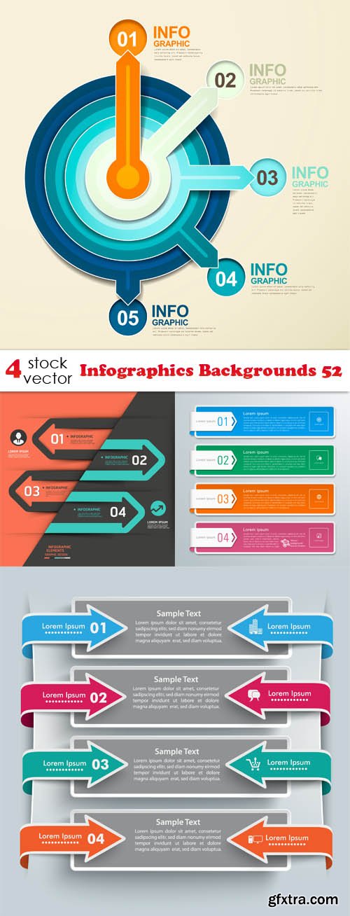 Vectors - Infographics Backgrounds 52