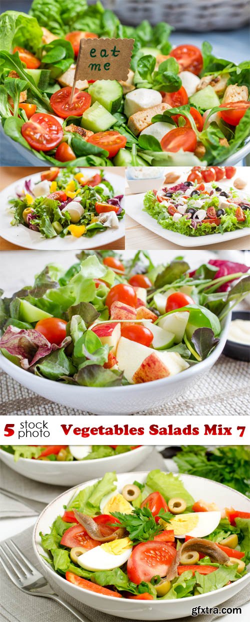 Photos - Vegetables Salads Mix 7